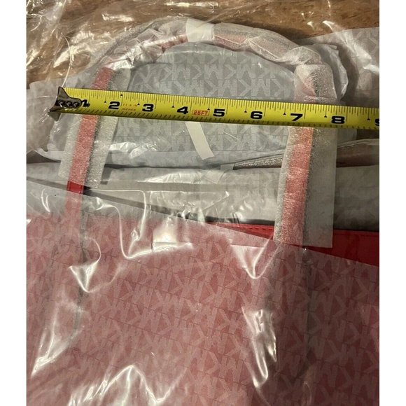 Michael Kors Sinclair Large Pebbled Leather  Tote Red NWT - Picture 8 of 8